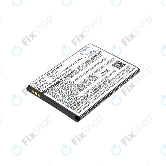 Baterie pentru Navon Mizu D455, 1460mAh, Li-Ion, 3.7V, G13001, HQ