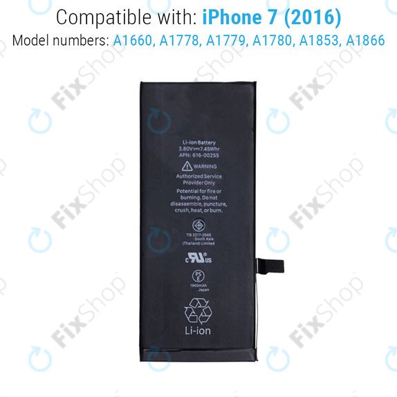 Baterie pentru iPhone 7, 1960mAh