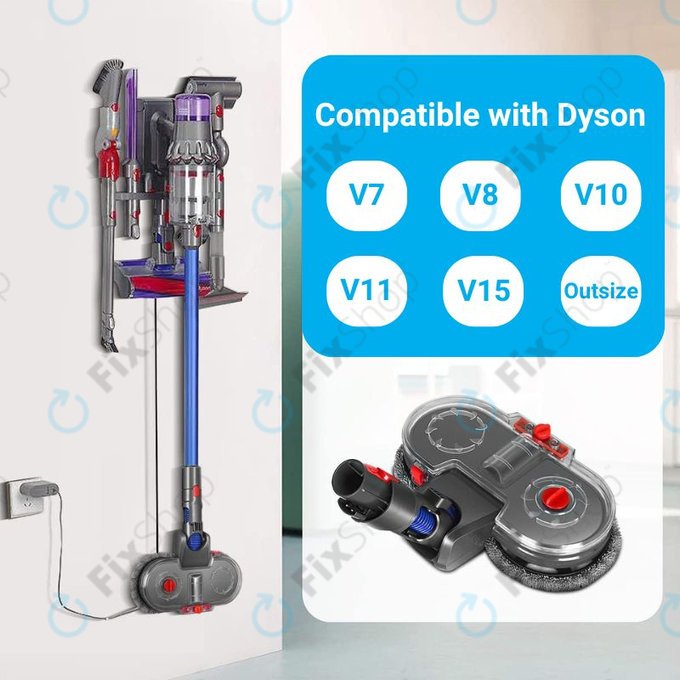 Dyson V-series, Outsize - Cap de mop electric cu rezervor