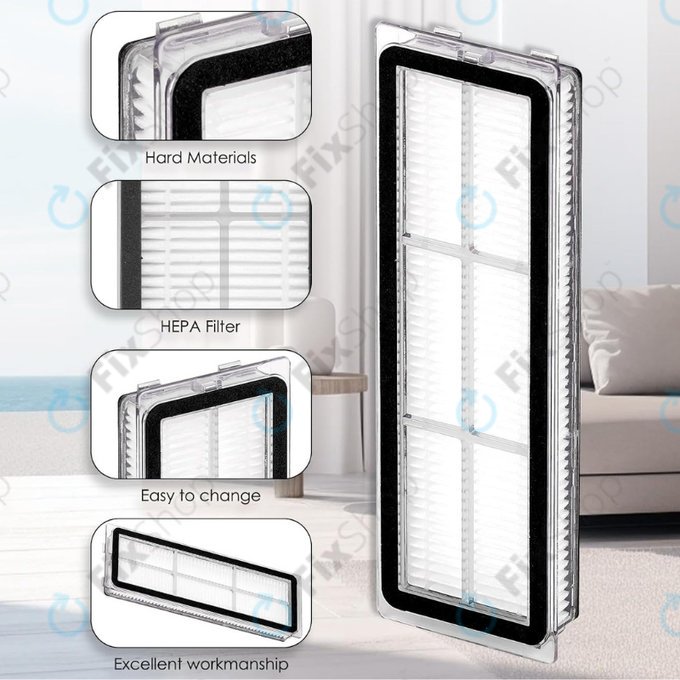 Filtru HEPA, 2 buc. pentru Xiaomi Dreame L10s Pro Gen2, D10s Plus Gen2, L10s Ultra