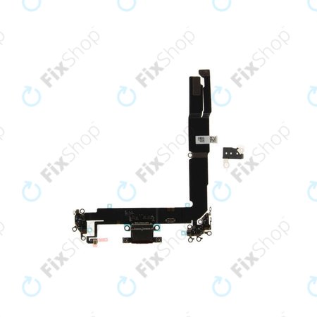 Conector de Încărcare + Cablu Flex pentru iPhone 16 Plus | Black | 923-11092 | Genuine Apple