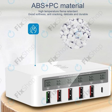 WLX-818F Stație de încărcare de service cu USB 3.0 și USB-C