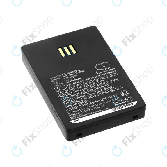 Baterie pentru Siemens Openstage WL3, Ascom, Aastra, Innovaphone, 900mAh, Li-Ion, 3.7V, 660190/R2B, HQ