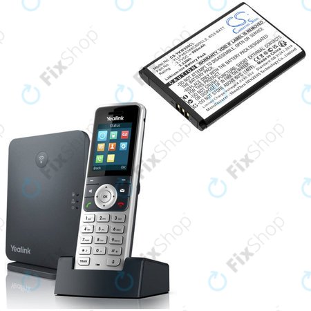 Baterie pentru Yealink W53, W53h, W78h, 900mAh, Li-Ion, 3.7V, W53-BATT, HQ