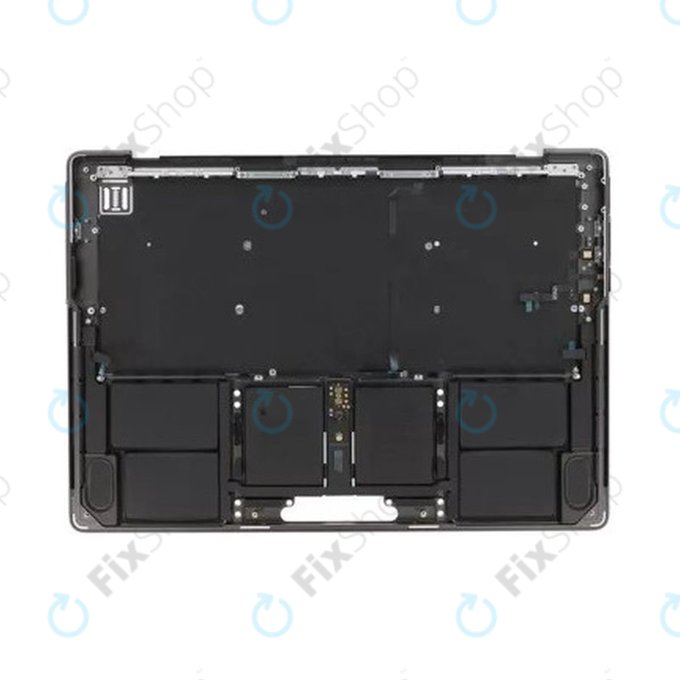 Ramă superioară tastatură pentru MacBook Pro 14", A3185 (2024), cu tastatură US și baterie, Space Black, 661-50210, Genuine Apple