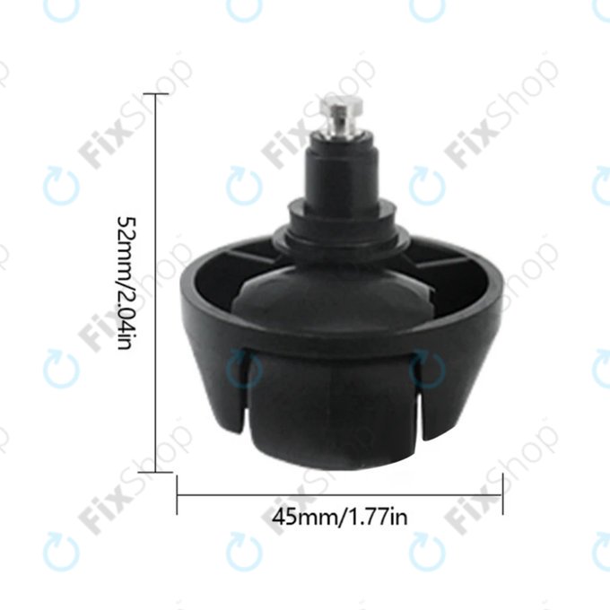 Xiaomi Dreame L10 Pro, L10 Ultra, X-series - Roată fata (Negru)