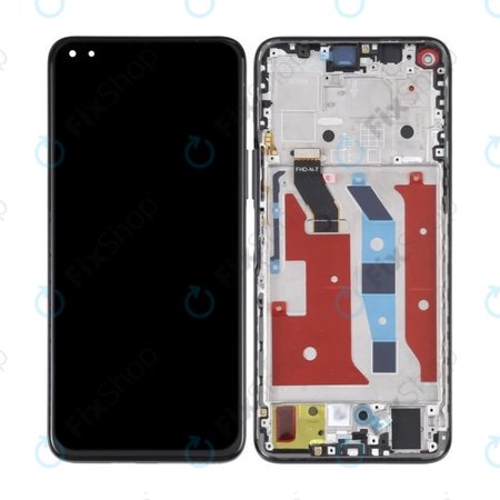 Huawei Nova 8i NEN-L22 NEN-LX1 - Ecran LCD + Sticlă Tactilă + Ramă (Starry Black) TFT