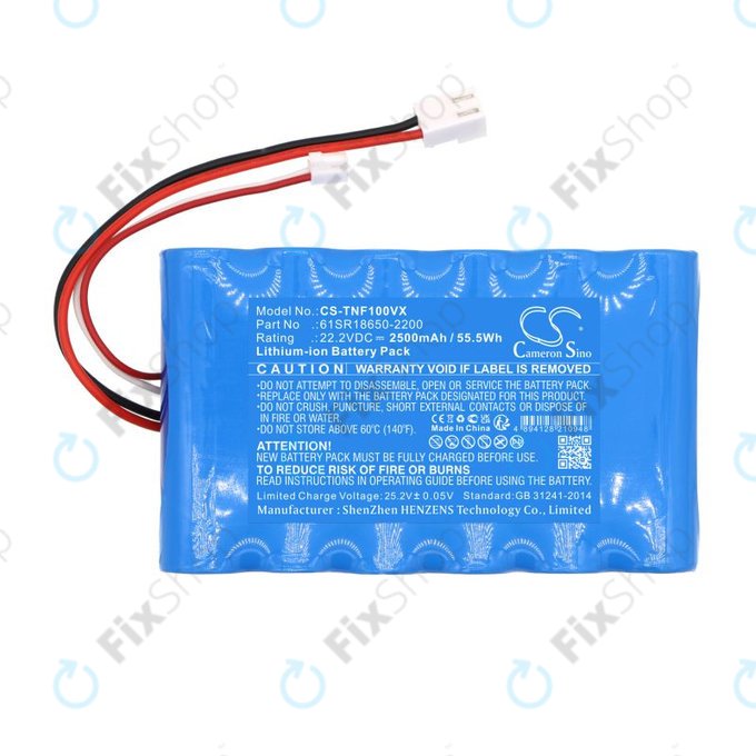 Baterie pentru ETA Aquamaster 1230, Tineco iFloor Wet Dry Vacuum, 2500mAh, Li-Ion, 22.2V, 61SR18650-2200, HQ