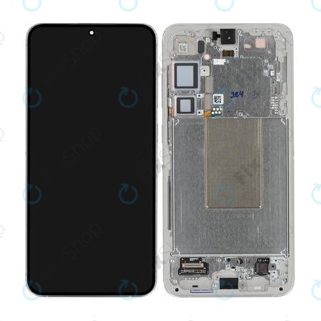 Samsung Galaxy S24 Plus S926B - Ecran LCD + Sticlă Tactilă + Ramă (Marble Grey) TFT