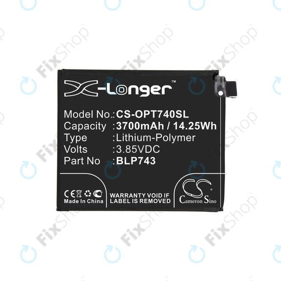 OnePlus 7T - Baterie BLP743 3700mAh HQ