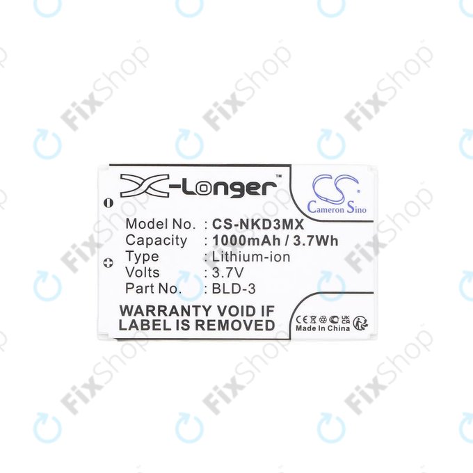 Baterie pentru Nokia 7250i, 6610, 6585, 6560, 6200, 6220, 1000mAh, Li-Ion, 3.7V, BLD-3, HQ