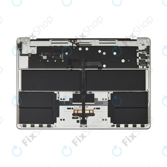 Ramă superioară tastatură pentru MacBook Air 15", A3114 (2024), cu tastatură US și baterie, Silver, 661-40267, Genuine Apple