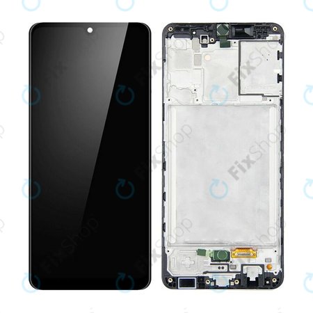 Samsung Galaxy A31 A315F - Ecran LCD + Sticlă Tactilă + Ramă (Prism Crush Black) TFT