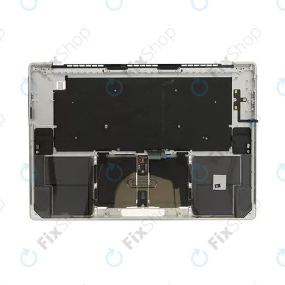 Ramă superioară tastatură pentru MacBook Pro 16" A2780 (2023), cu tastatură US și baterie, Silver, 661-32190, Genuine Apple