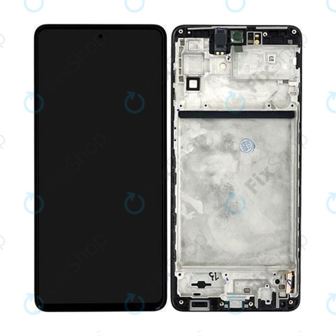 Samsung Galaxy M53 5G M536B - Ecran LCD + Sticlă Tactilă + Ramă (Black) TFT