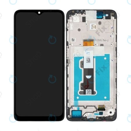 Motorola Moto E22i, E22 - Ecran LCD + Sticlă Tactilă + Ramă (Black) - 5D68C21594 Genuine Service Pack
