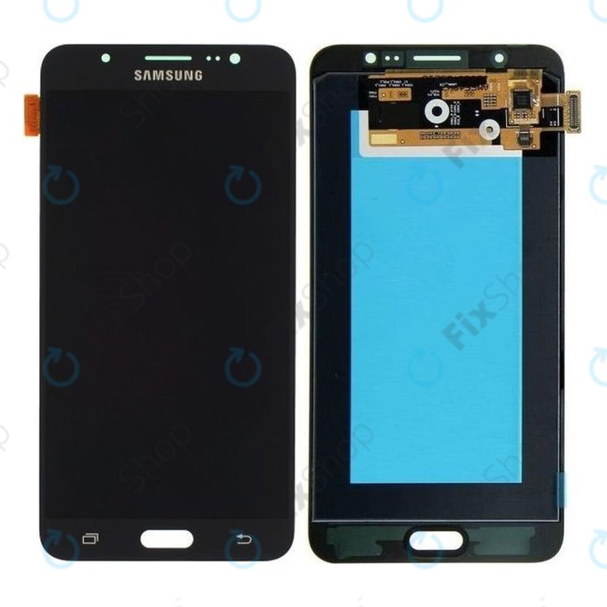 Samsung Galaxy J7 J710FN (2016) - Ecran LCD + Sticlă Tactilă (Black) - GH97-18855B Genuine Service Pack