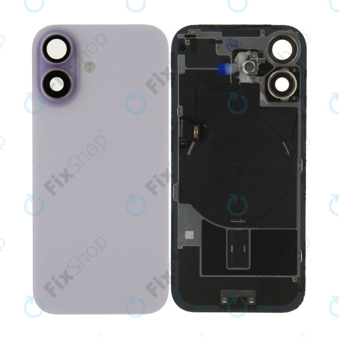 Sticlă carcasă spate pentru iPhone 17, Lavender, Pulled A