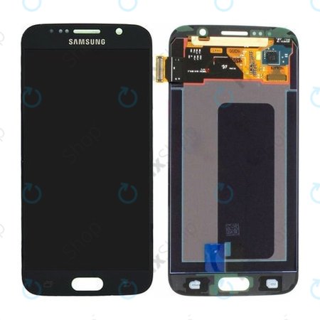 Samsung Galaxy S6 G920F - Ecran LCD + Sticlă Tactilă (Black Sapphire) - GH97-17260A Genuine Service Pack