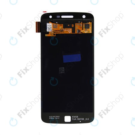 Motorola Moto Z Play XT1635-02 - Ecran LCD + Sticlă Tactilă (Black) - 01019104003W Genuine Service Pack