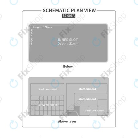 OSS W203 - Cutie multifuncțională pentru stocarea telefoanelor dezasamblate