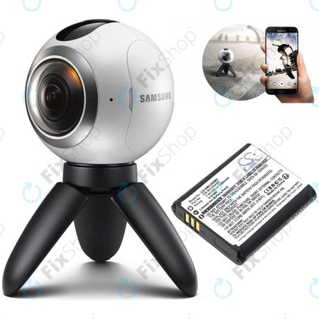 Baterie pentru Samsung Gear 360, 1300mAh, Li-Ion, 3.85V, EB-BC200ABE, HQ
