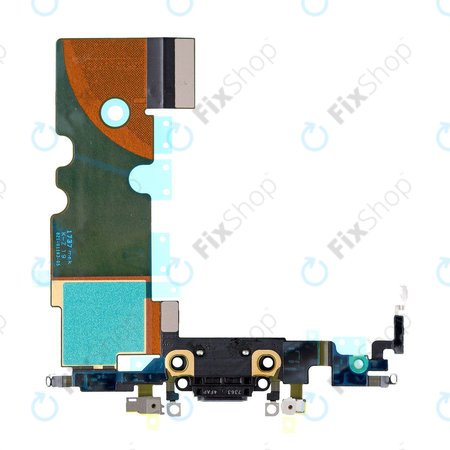Apple iPhone 8 - Conector de Încărcare + Cablu Flex (Black)