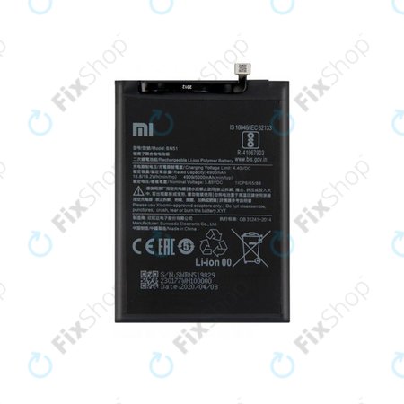 Xiaomi Redmi 8, 8A - Baterie BN51 5000mAh - 46BN51W02093 Genuine Service Pack