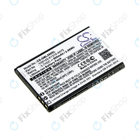 Baterie pentru Saiet Lumina, Ready, Single, Brondi Amico Favoloso, Gigaset GI390, 590, 800mAh, Li-Ion, 3.7V, V30145-K1310-X470, HQ