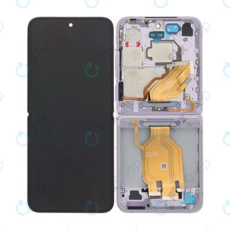Xiaomi Mix Flip 2405CPX3DC - Ecran LCD + Sticlă Tactilă + Ramă (Purple) OLED