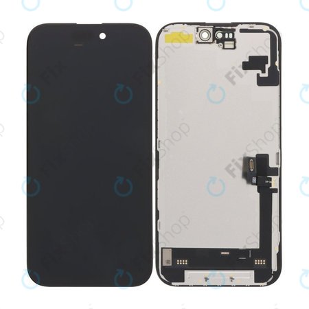 Apple iPhone 16 - Ecran LCD + Sticlă Tactilă + Ramă Hard OLED FixPremium