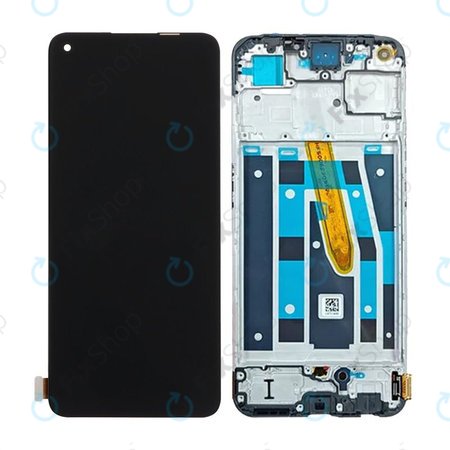 Oppo Reno 8 T - Ecran LCD + Sticlă Tactilă + Ramă (Black Starlight) TFT