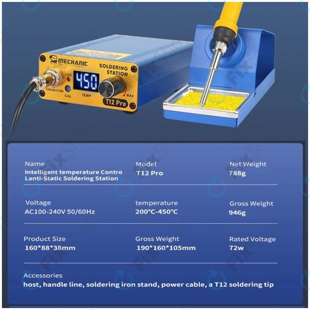 Mechanic T12 Pro - Statie de lipit digitală