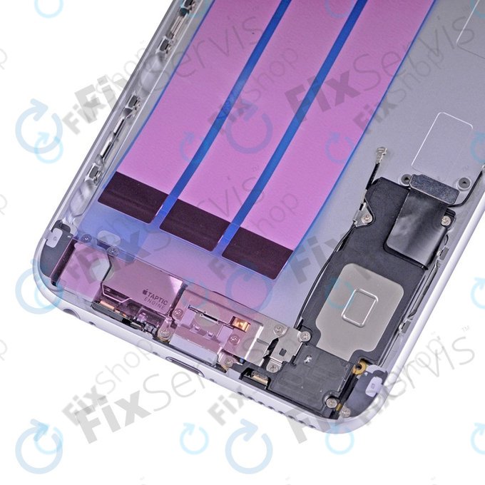 Apple iPhone 6S Plus - Carcasă Spate cu Piese Mici (Silver)