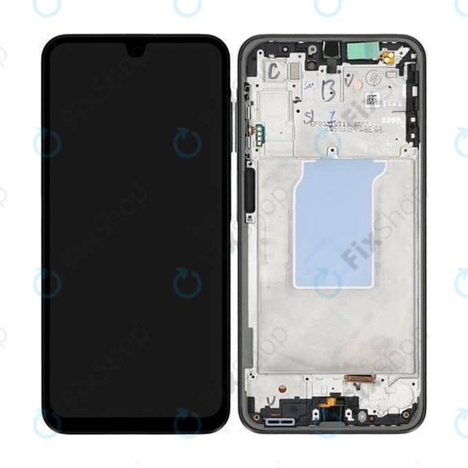 Samsung Galaxy A26 A266E - Ecran LCD + Sticlă Tactilă + Ramă (Black) - GH82-37049A Genuine Service Pack