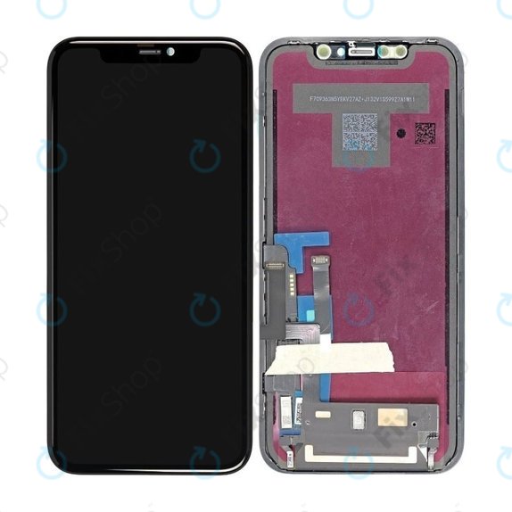 Ecran In-Cell FHD pentru iPhone 11, Sticlă tactilă cu ramă, FixPremium
