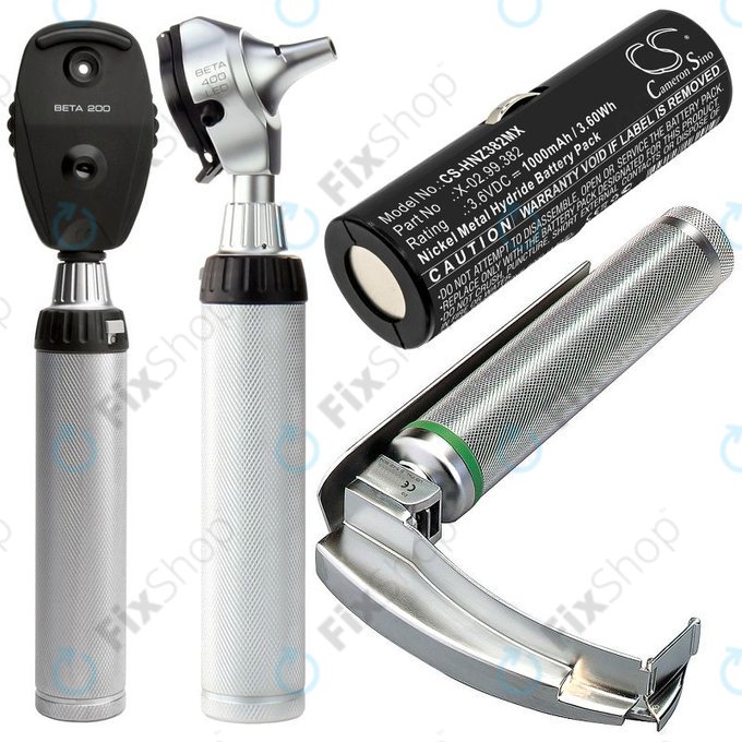 Baterie pentru Heine Ophthalmoscope Beta 200, 1000mAh, Ni-MH, 3.6V, X-02.99.382, HQ