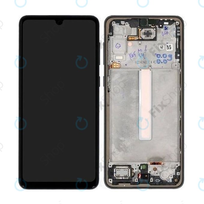 Samsung Galaxy A33 5G A336B - Ecran LCD + Sticlă Tactilă + Ramă (Black) - GH82-28143A, GH82-28144A Genuine Service Pack
