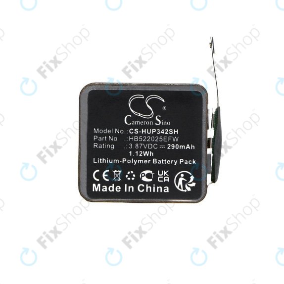 Baterie pentru Huawei Watch GT3 42mm, Watch GT3 Pro 42mm, 290mAh, Li-Pol, 3.87V, HB522025EFW, HQ