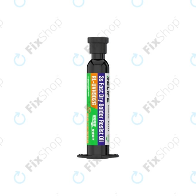 Relife RL-UVH902G - Mască UV Rezistentă de lipit - 10ml (Negru)