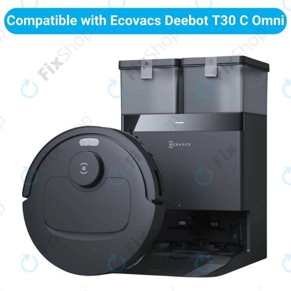 Set de piese de schimb pentru Ecovacs Deebot T30C Omni (1x Perie principală, 2x Filter, 2x Perie laterală, 4x Mop, 2x Sac de praf)