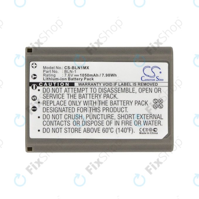 Baterie pentru Olympus E-M5, 1050mAh, Li-Ion, 7.6V, BLN-1, HQ