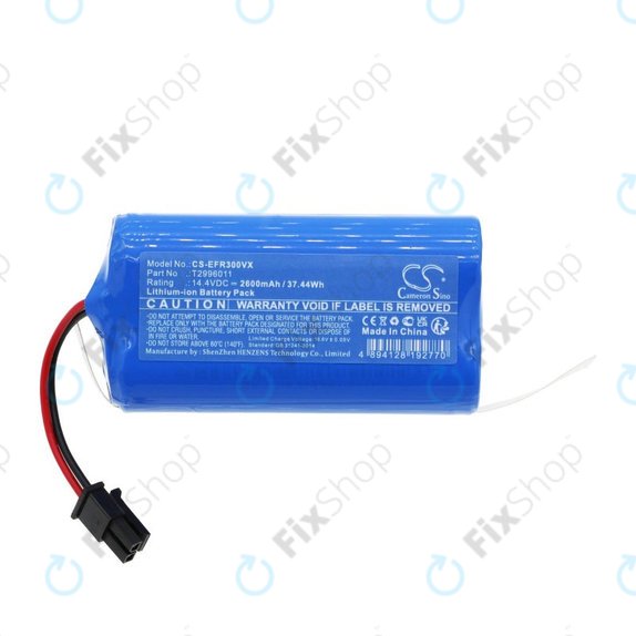Baterie pentru Eufy RoboVac L30 Hybrid+, Concept VR2110, 2600mAh, Li-Ion, 14.4V, T2996011, HQ