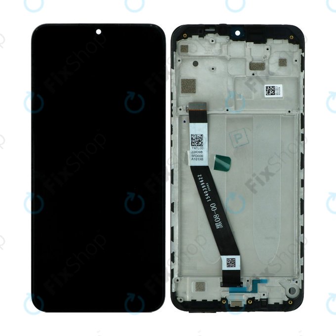 Xiaomi Redmi 9 - Ecran + Ecran Tactil + Ramă (Black) - 5600050J1900 Genuine Service Pack
