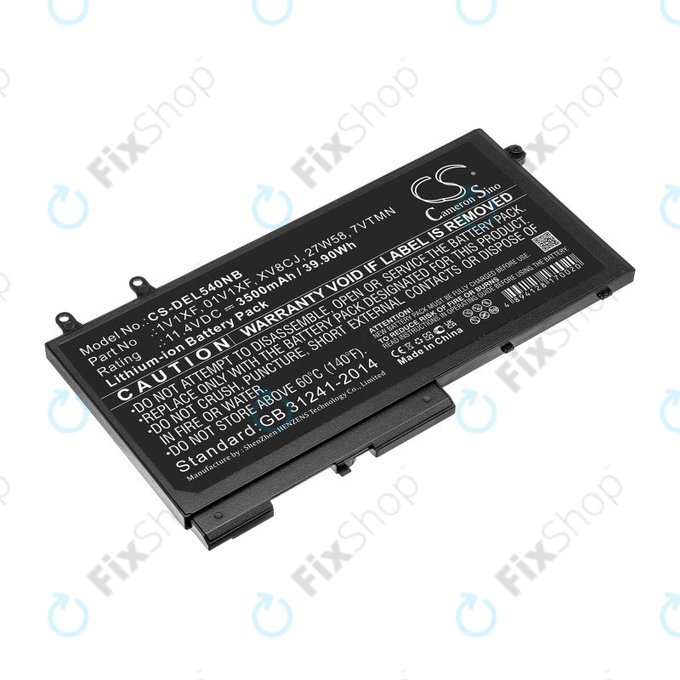 Baterie pentru Dell Latitude 5400, Inspiron 7591 2-in-1, 3500mAh, Li-Ion, 11.4V, XV8CJ, HQ