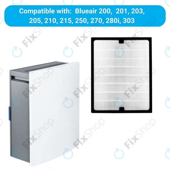 Blueair 200-series, 300-series - Filtru HEPA (Carbon activ)