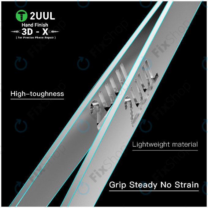 Pensetă de precizie, finisată manual 3D-X, 2UUL TW02