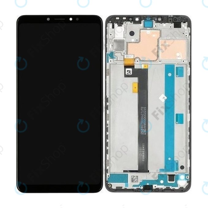 Xiaomi Mi Max 3 - Ecran LCD + Sticlă Tactilă + Ramă (Black) - 560610042033 Genuine Service Pack