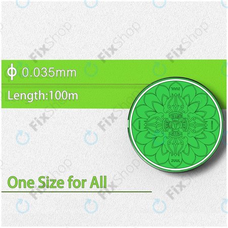 2UUL - Vajra Wire - Cablu pentru separarea ecranelor LCD (0.035mm x 100m) - 5buc