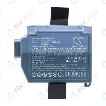 Baterie pentru iRobot Roomba S9, S9+, 4400mAh, Li-Ion, 14.4V, ABL-B, HQ